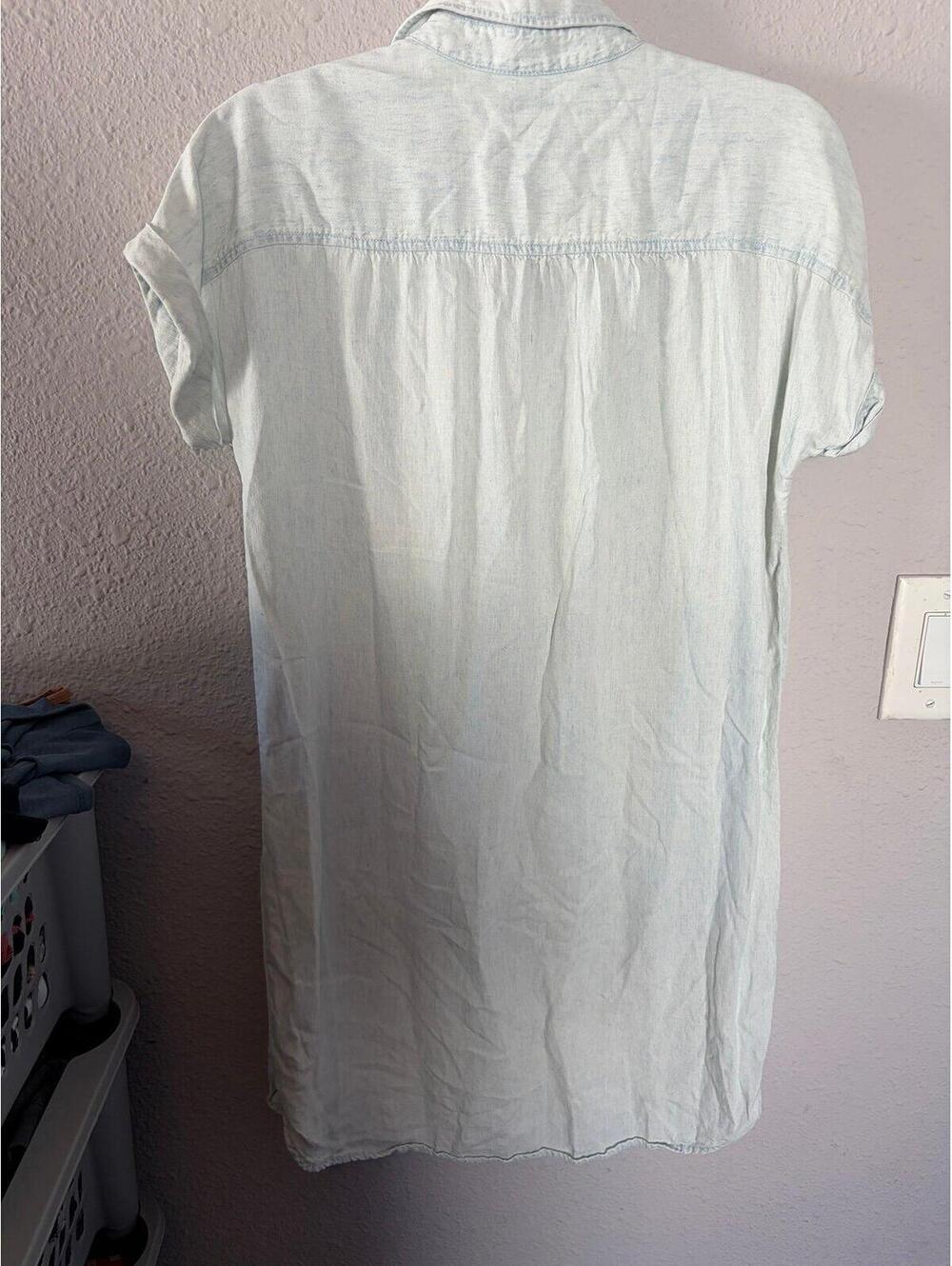 Faherty Tencell/Linen Blend Button Dress size XS - Picture 5 of 5